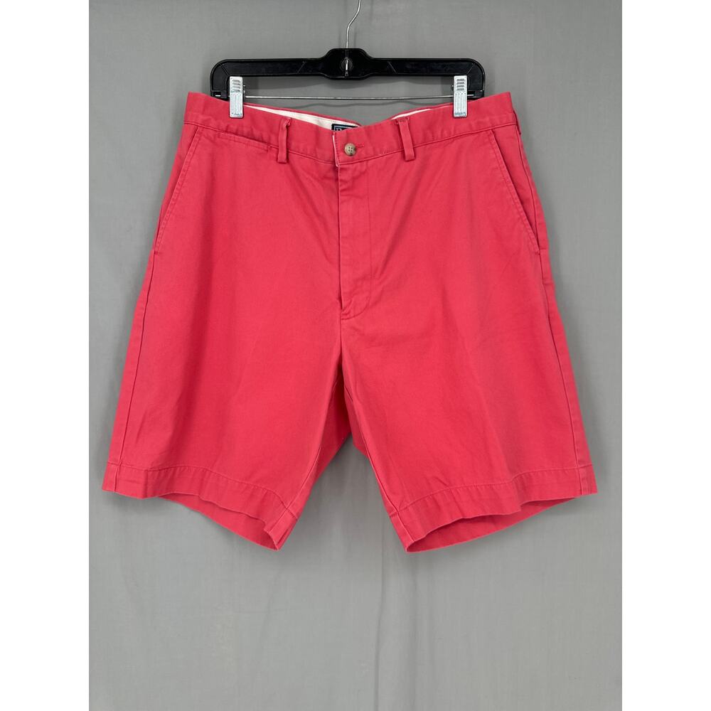 Vintage Polo Ralph Lauren Shorts Mens 36 Coral Pink Chinos Prospect 90s